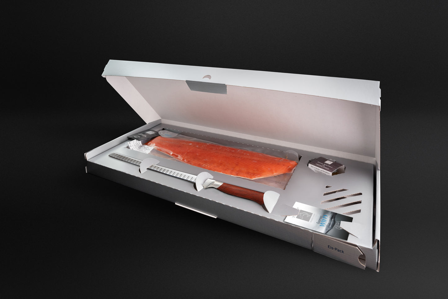 Geschenkbox Premium Design Lachs - Set