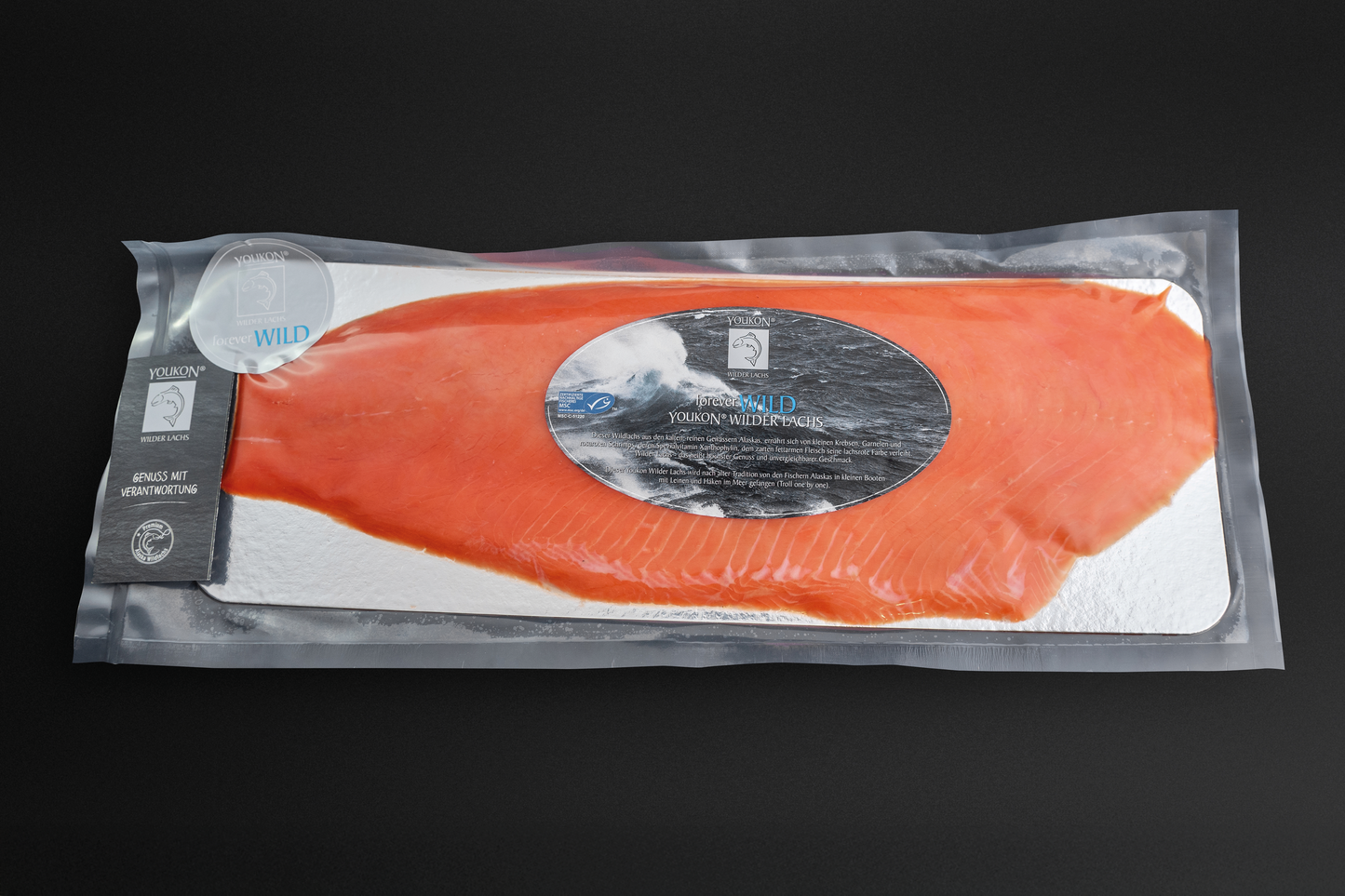 Youkon Red Salmon - ganze Seite geschnitten