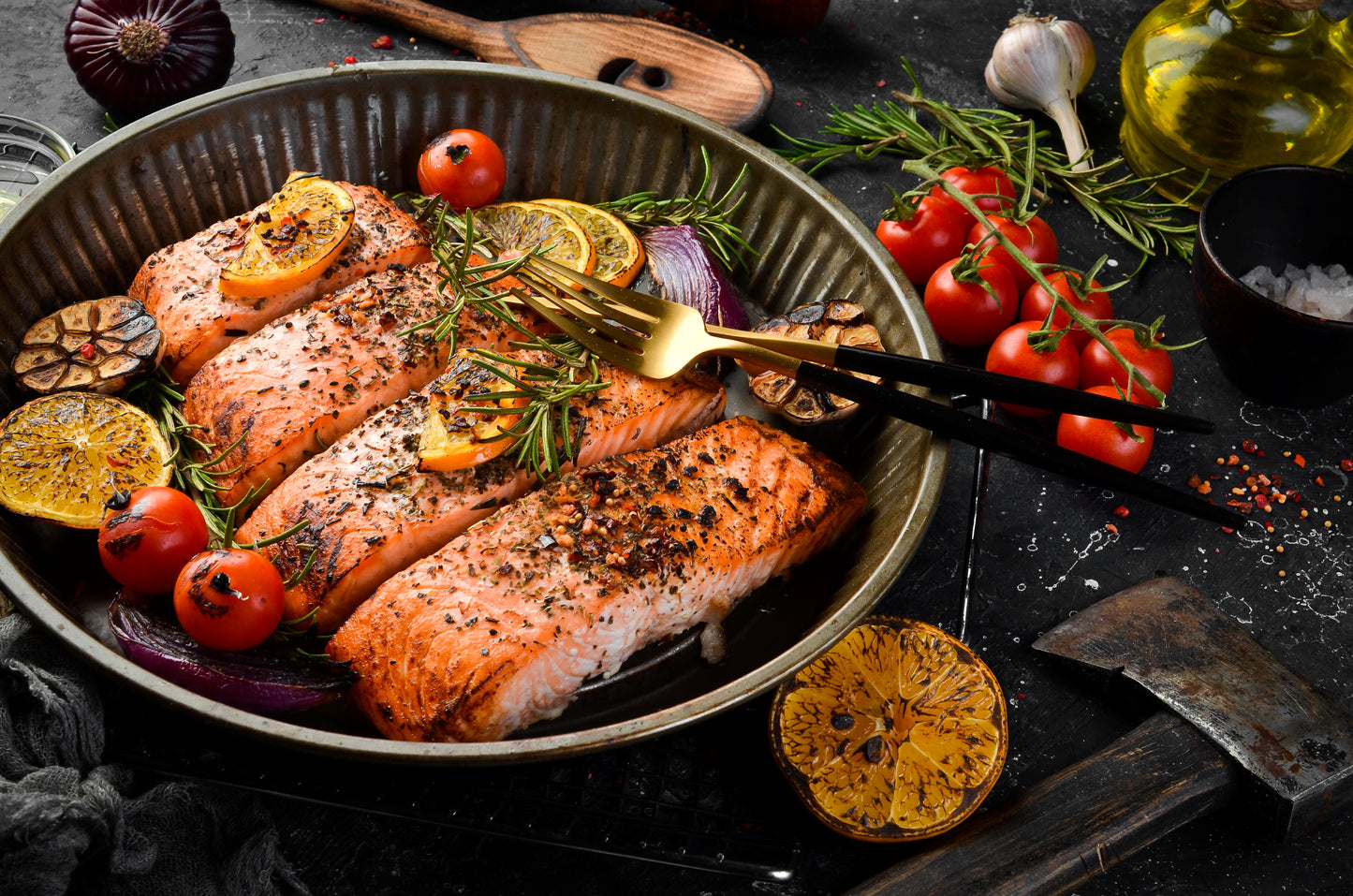 Youkon Keta Wild Salmon Filets - Premium Troll Quality, skinless, boneless
