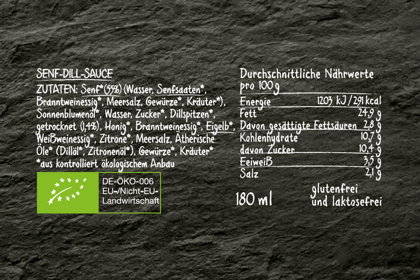 Youkon Organic Mustard-Dill-Sauce