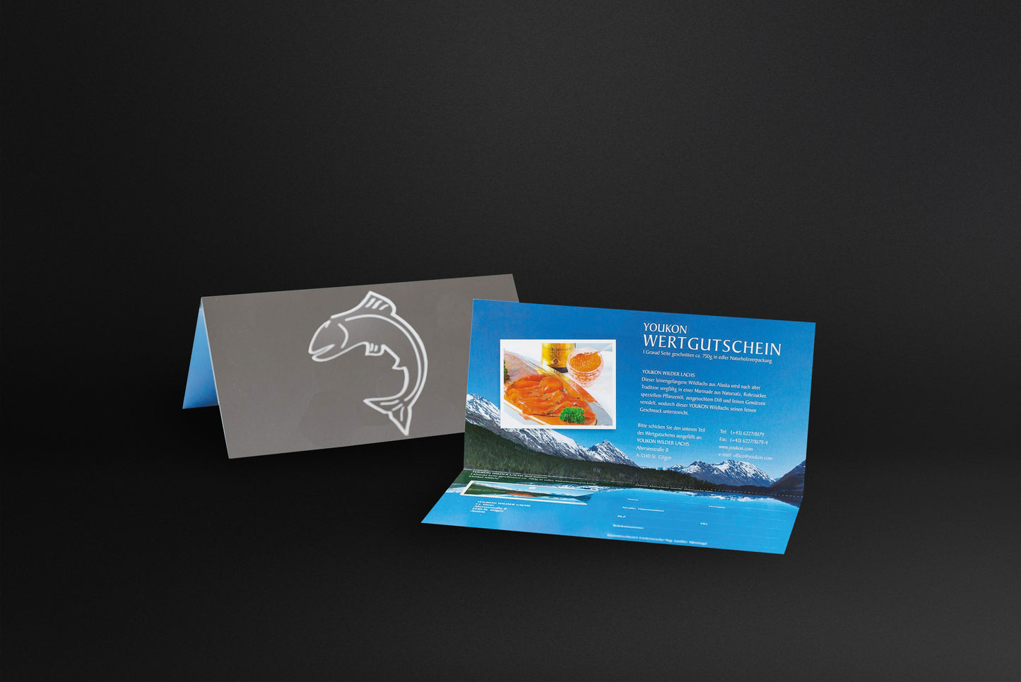 Gutschein für Youkon Wilder Lachs Red Salmon graved / kräuter-mariniert