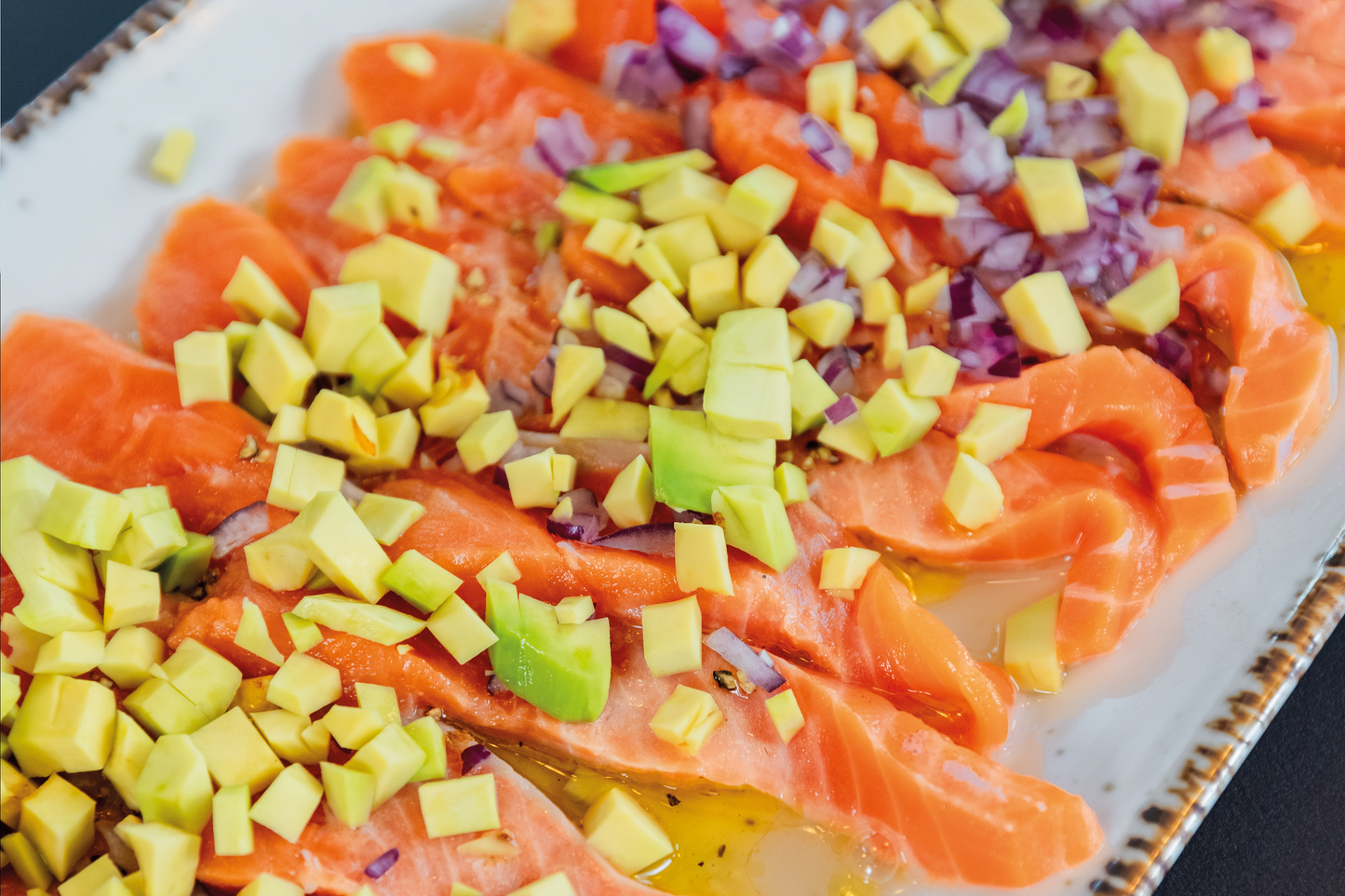 Youkon Royal Wild Salmon Side - Top Premium Troll - Sushi - Sashimi Quality