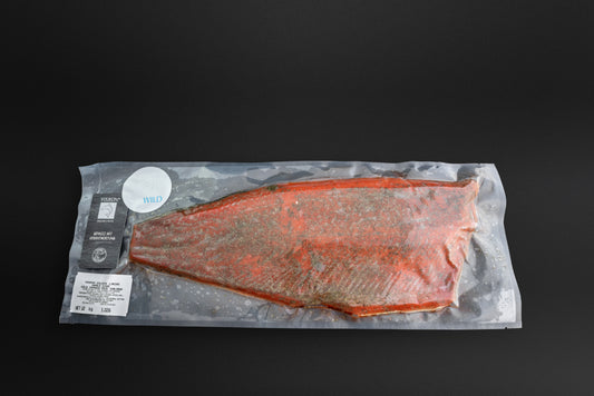Youkon Wild Red Salmon Graved - whole side unsliced