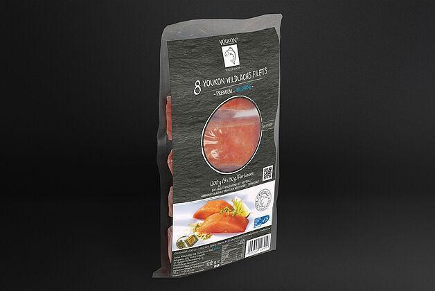 Youkon Keta Wild Salmon Filets - Premium Troll Quality, skinless, boneless